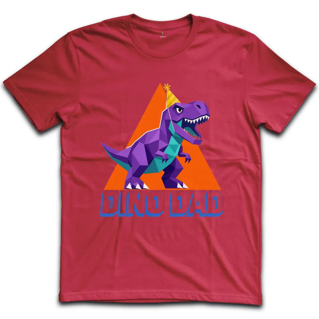 Dino Dad Purple T-Shirt