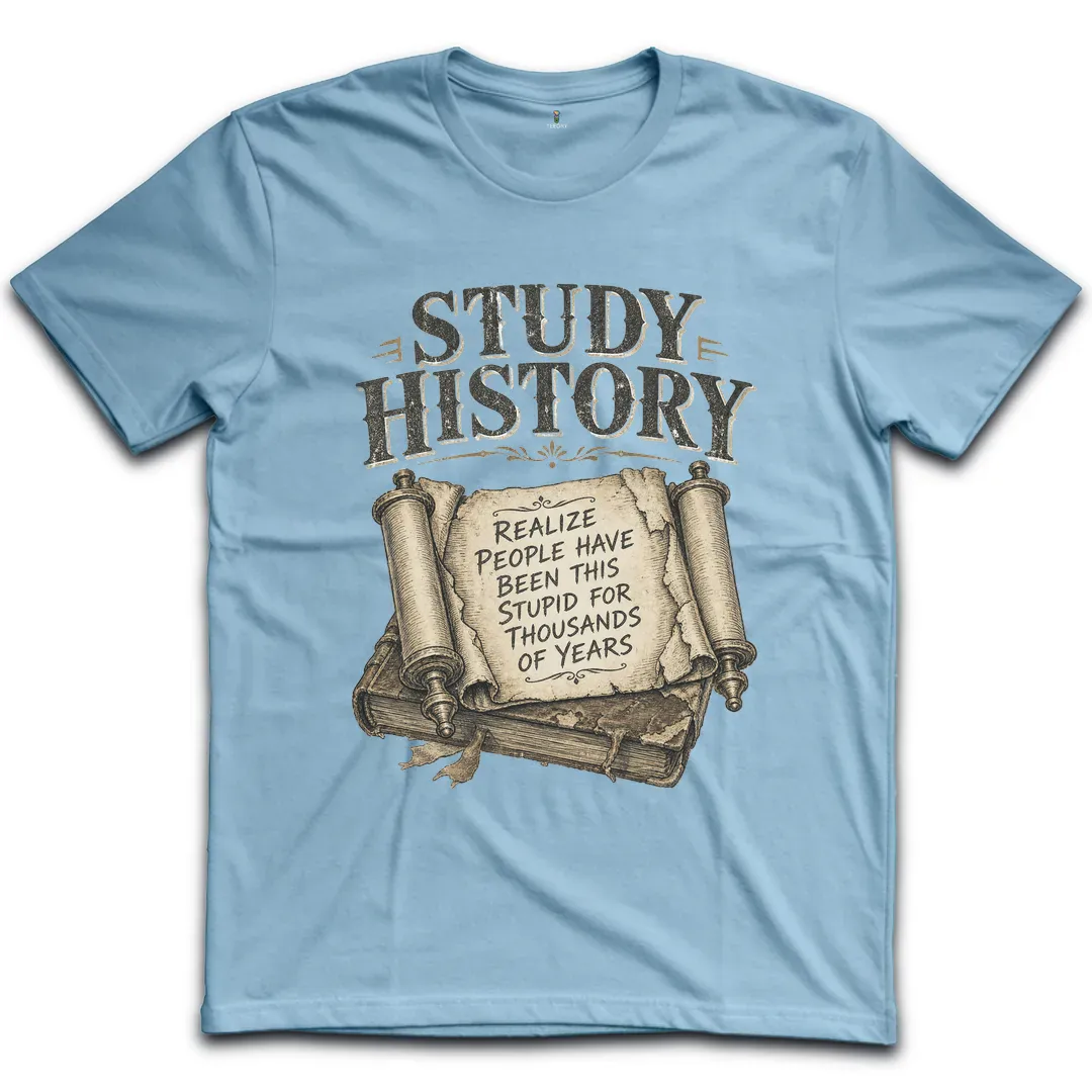 Study History Scroll T-Shirt