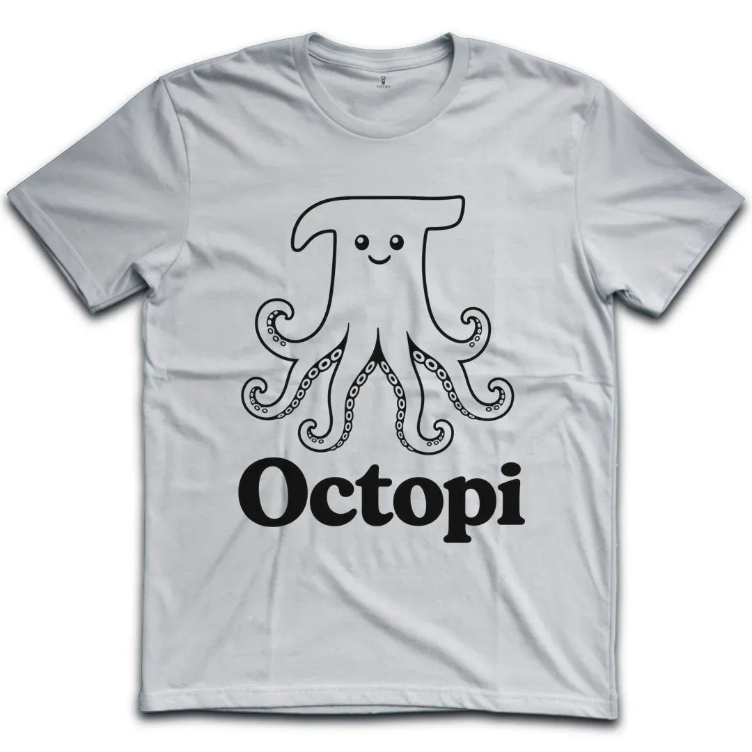 Octopi Pi Outline T-Shirt