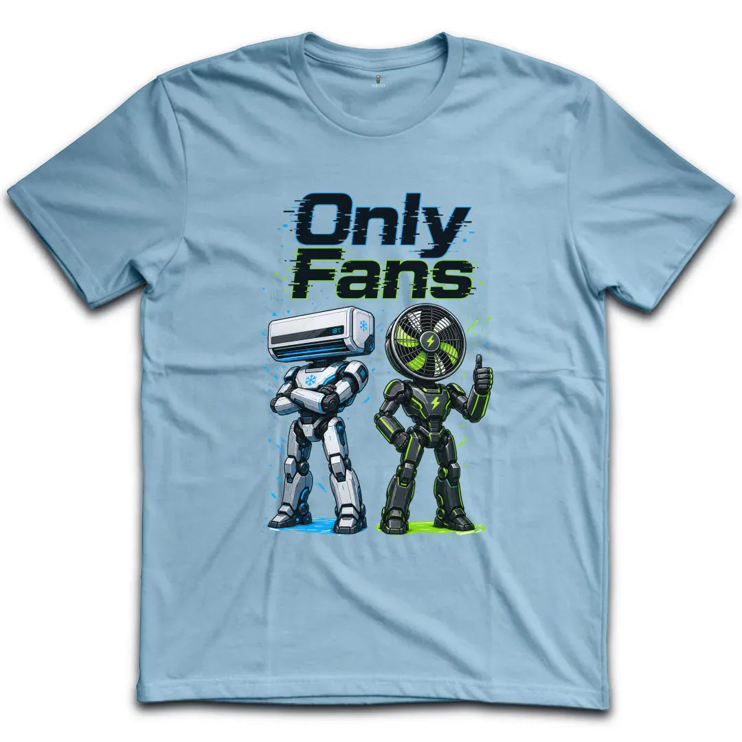 Only Fans Robots Color T-Shirt