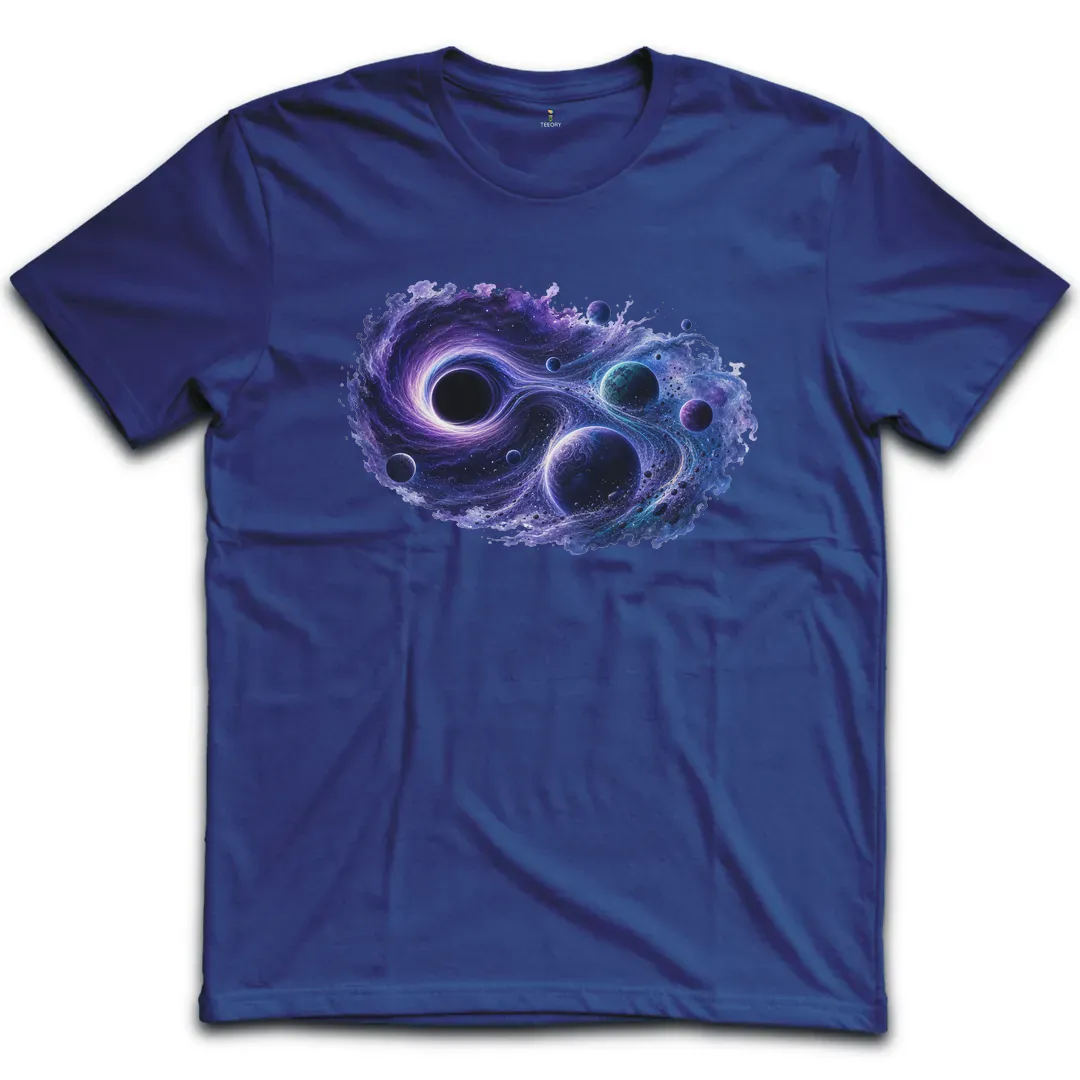 Black Hole Watercolor T-Shirt