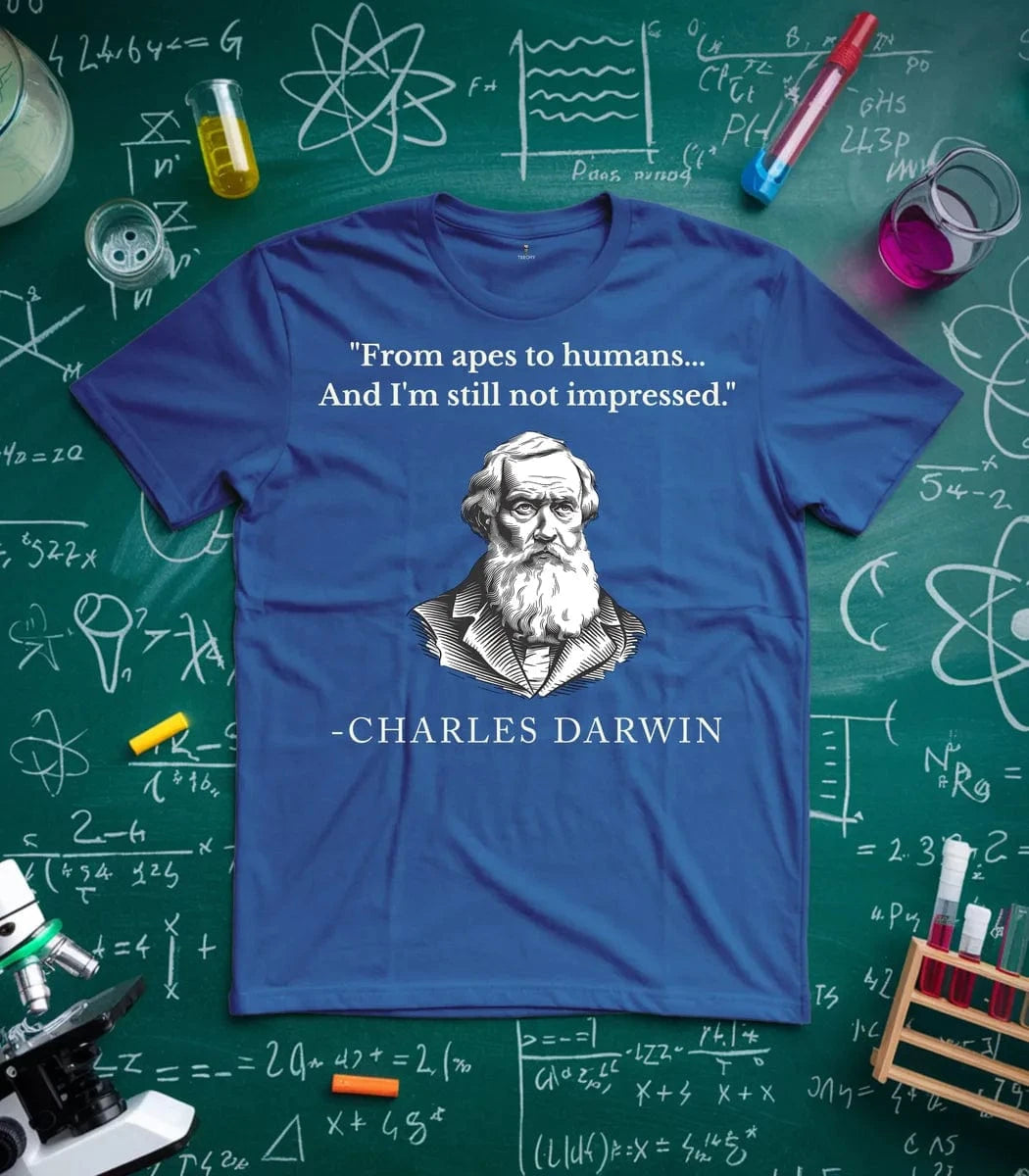 Darwin Disappointed Evolution T-Shirt