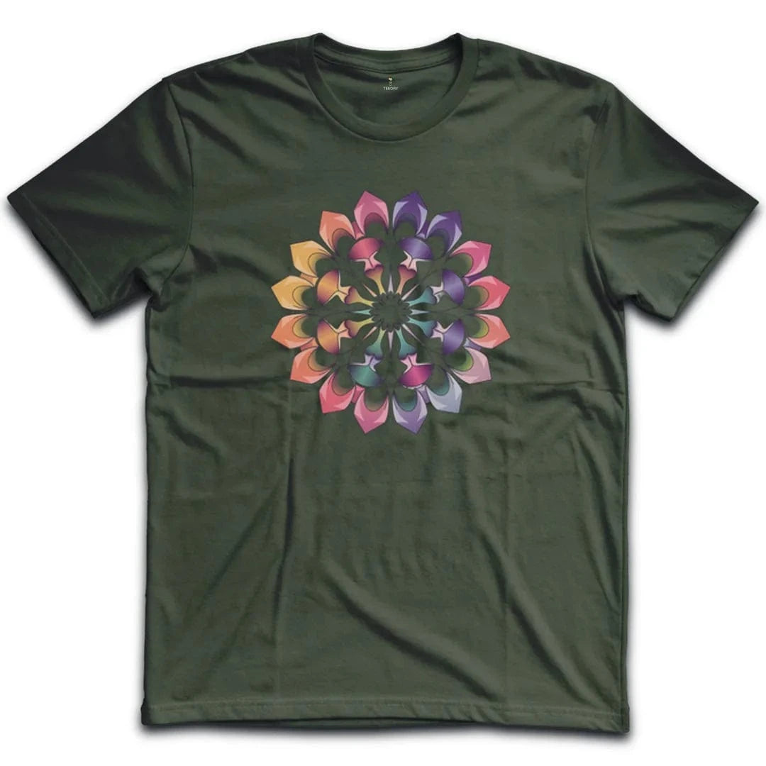 Colorful Geometric Mandala T-Shirt