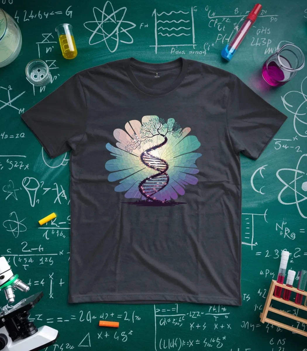 Beautiful Tree and DNA Spiral  T-Shirt