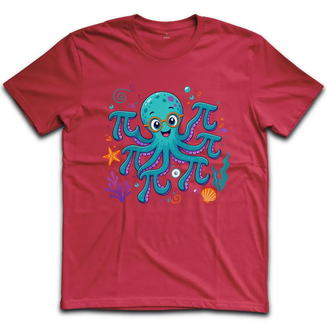Octopus Pi Colorful T-Shirt