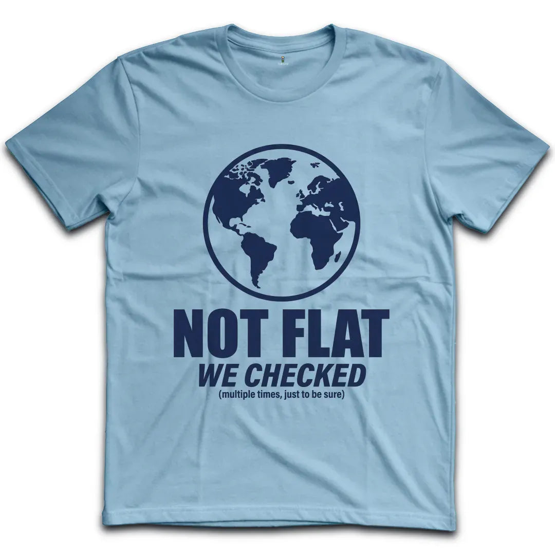 Not Flat Checked T-Shirt
