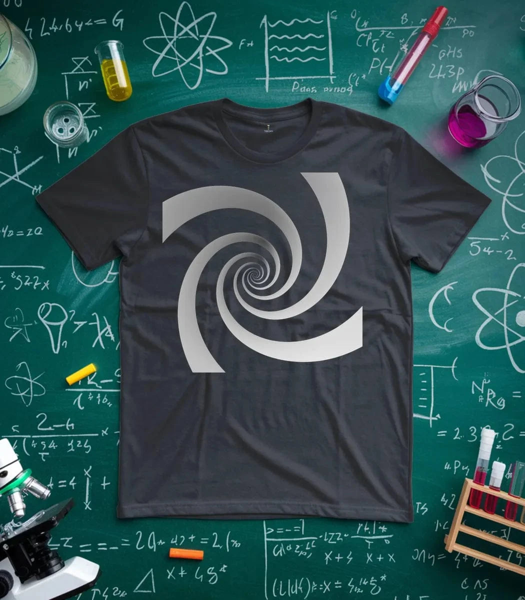 Hypnotic Swirl Optical Illusion T-Shirt