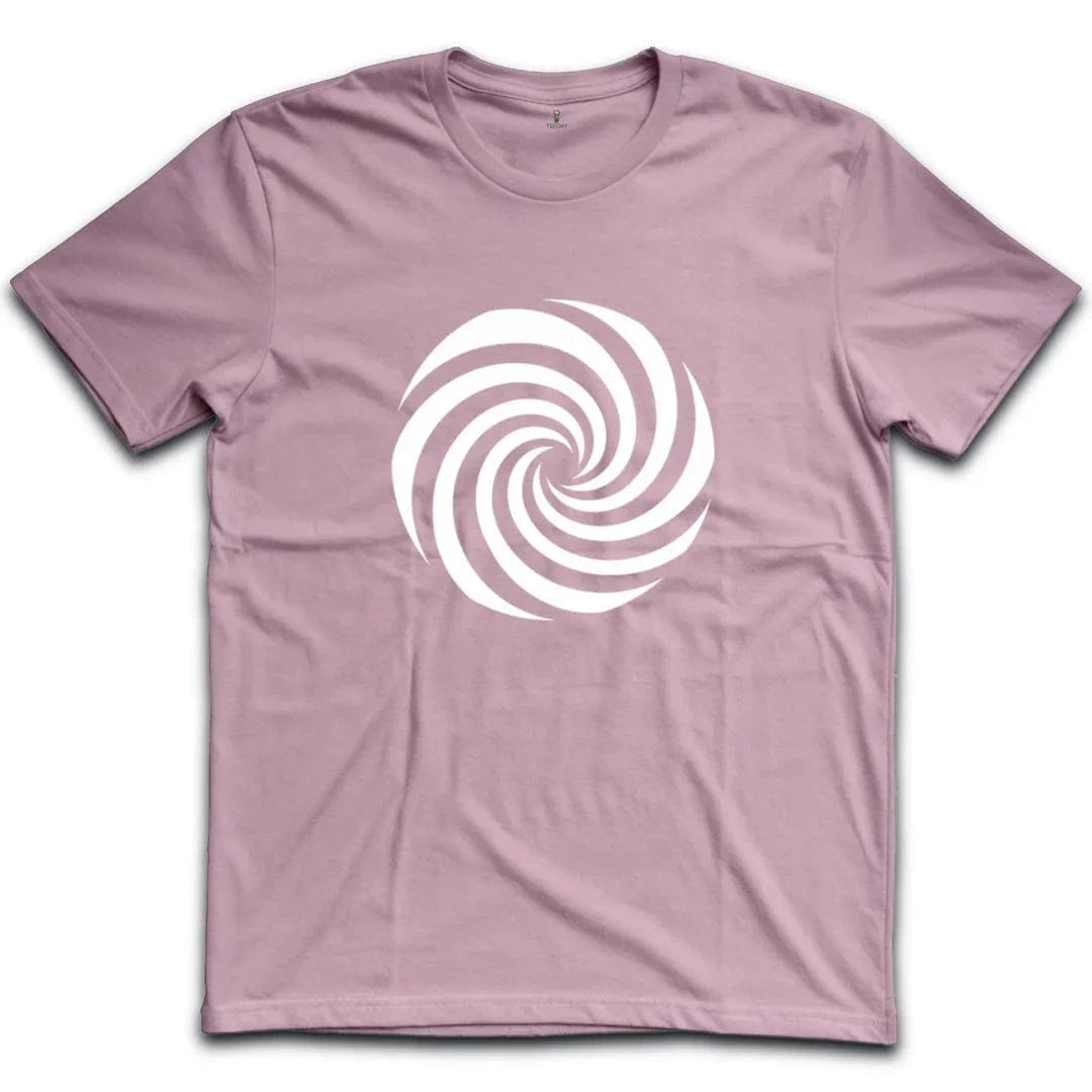 Hypnotic Black and White Spiral T-Shirt
