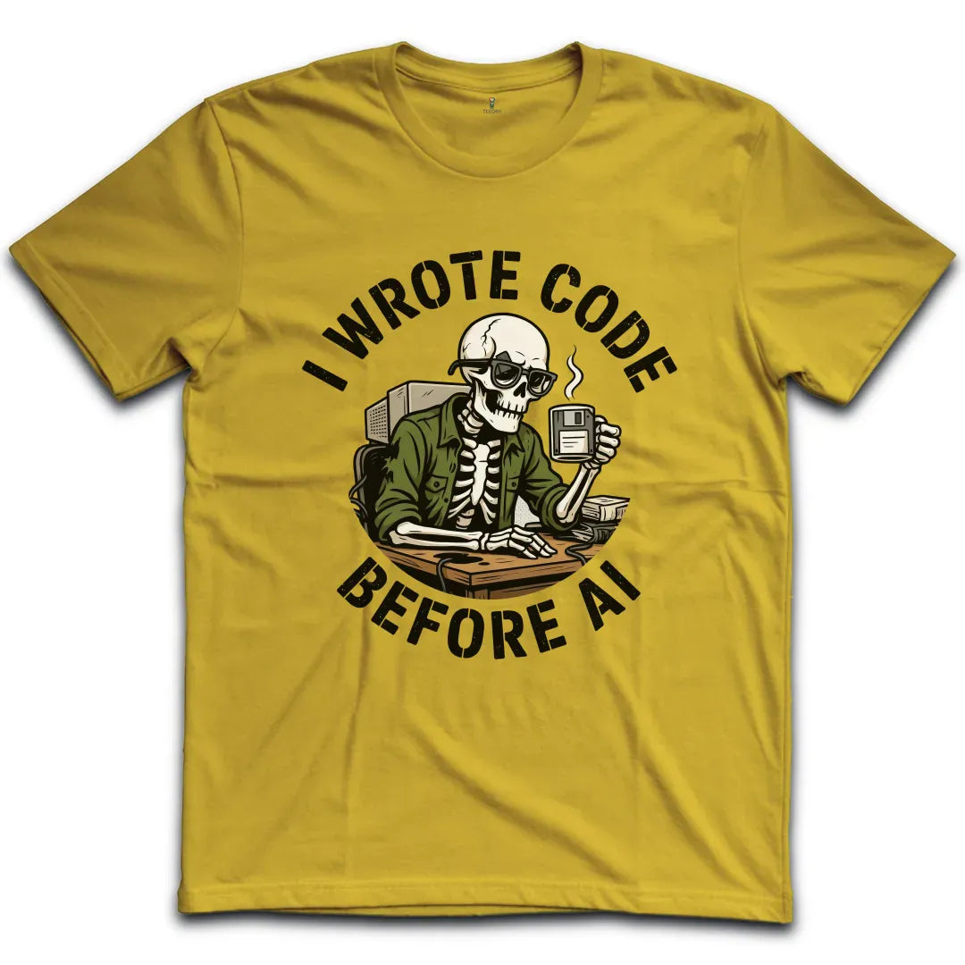 Skeleton Coder Vintage T-Shirt