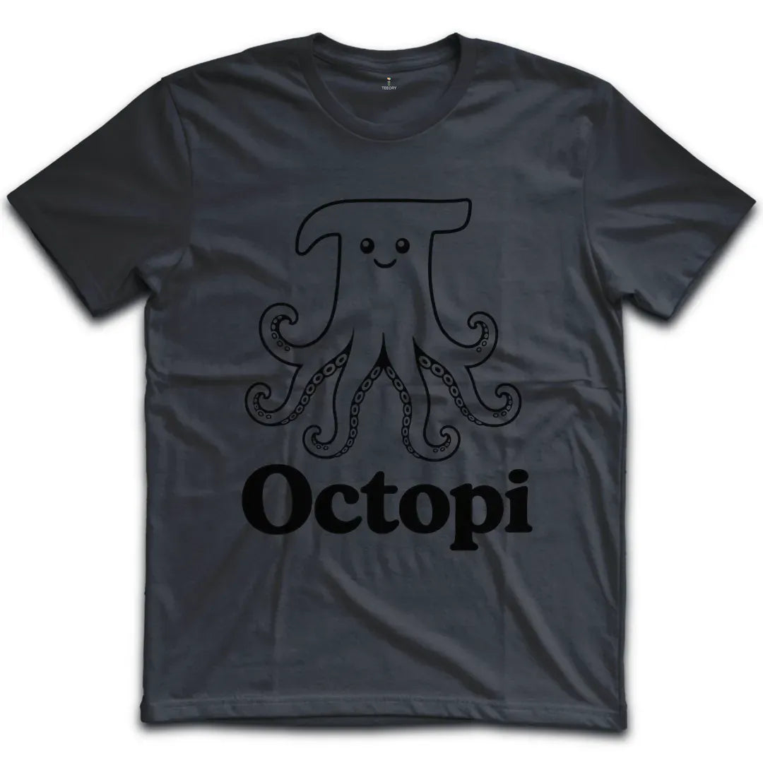 Octopi Pi Outline T-Shirt