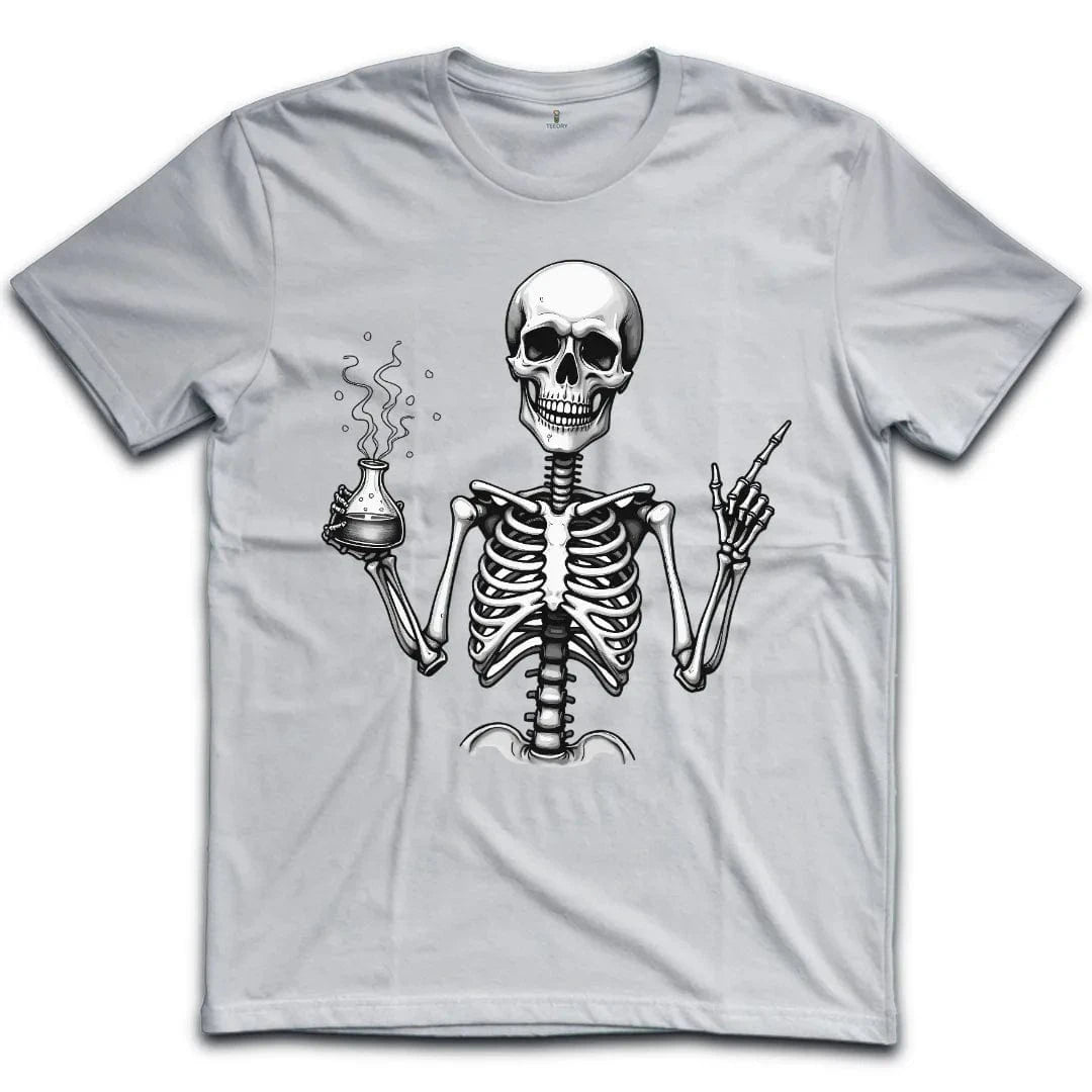 Skeleton Chemistry Humor T-Shirt