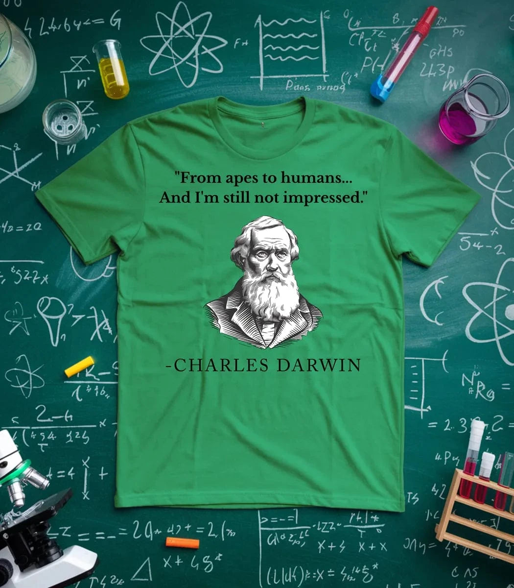 Darwin Disappointed Evolution T-Shirt