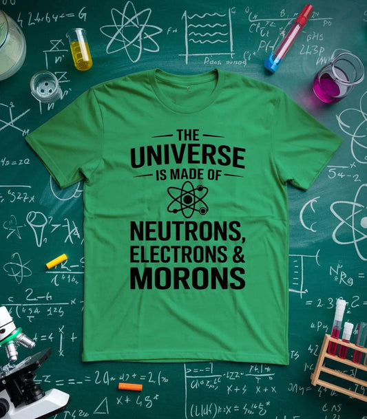 Neutrons Electrons and Morons T-Shirt