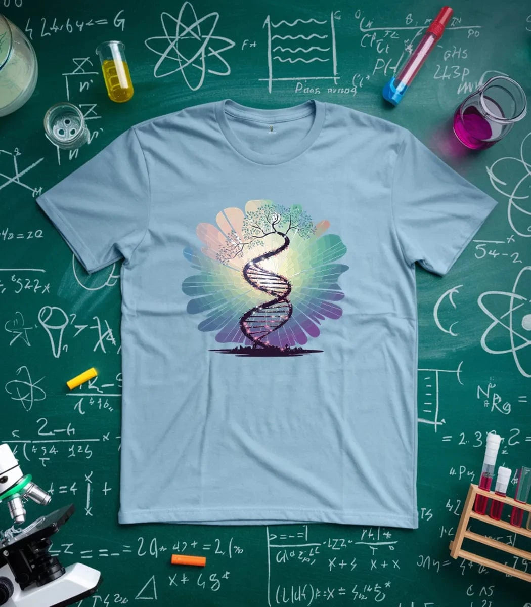 Beautiful Tree and DNA Spiral  T-Shirt
