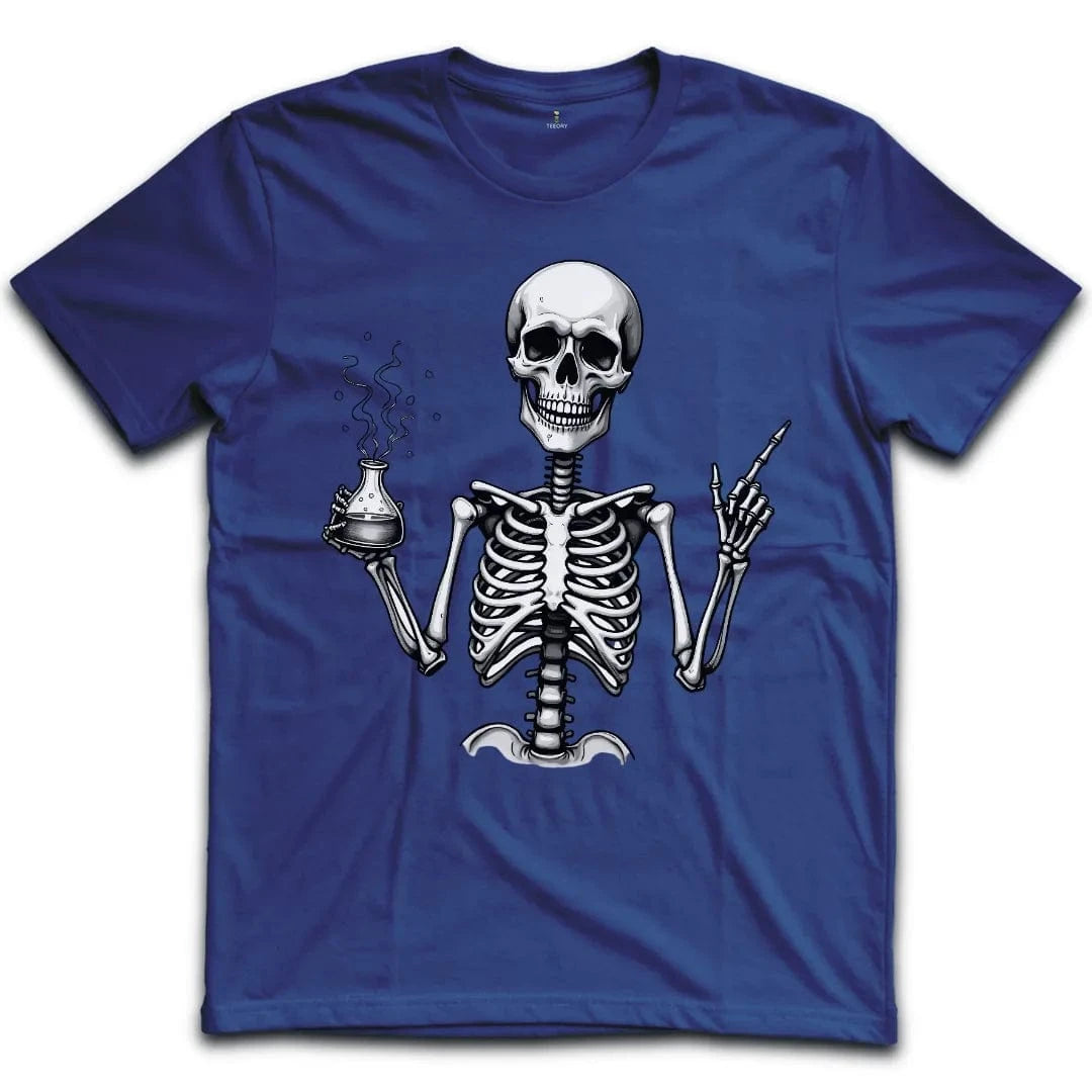 Skeleton Chemistry Humor T-Shirt