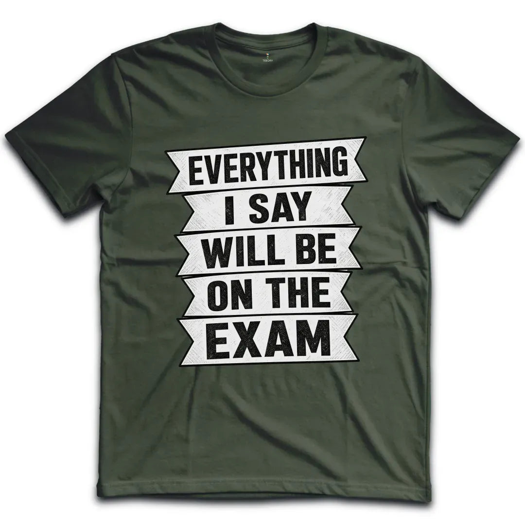 Exam Banner Style T-Shirt