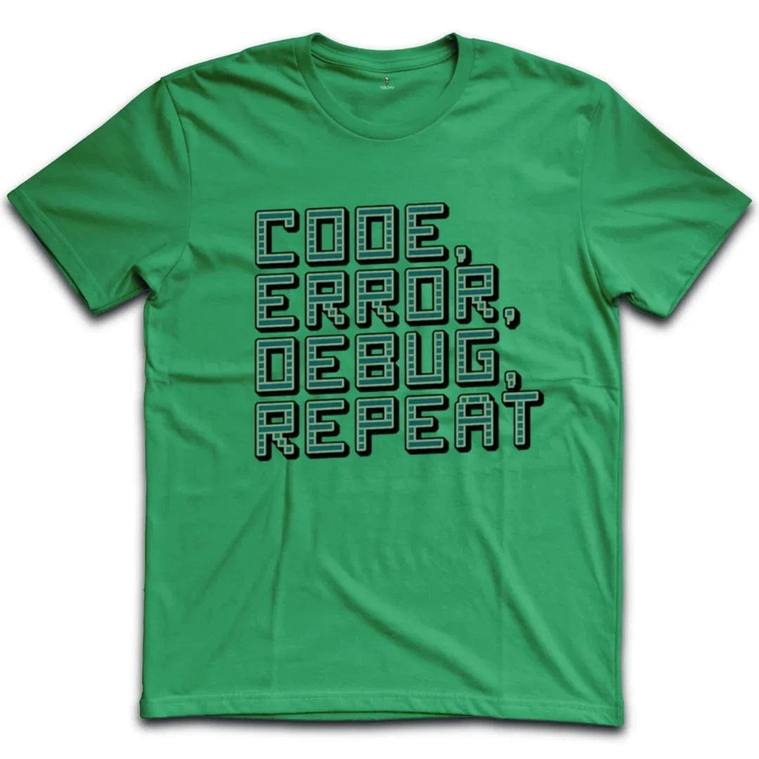 Code Error Debug Repeat T-Shirt