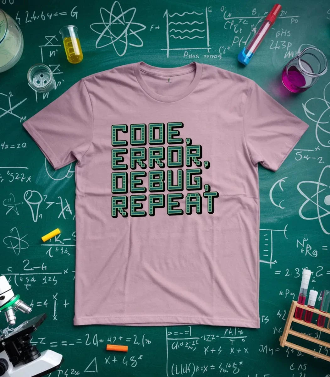 Code Error Debug Repeat T-Shirt
