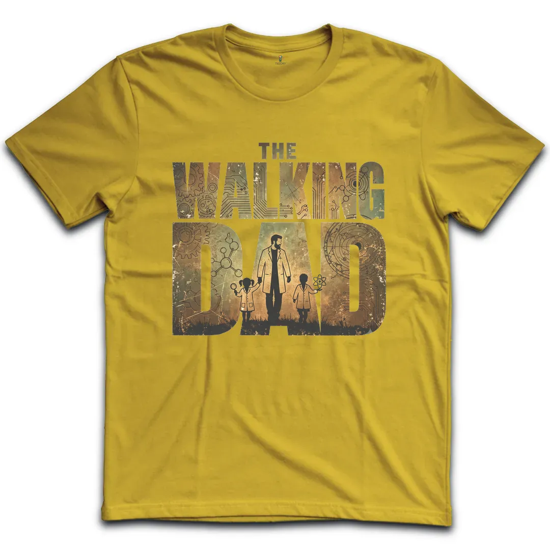 Walking Dad Scientist T-Shirt