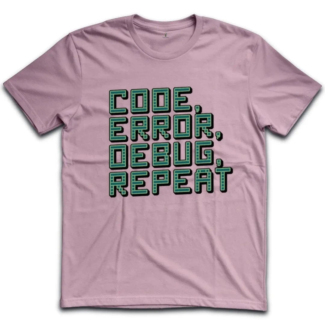 Code Error Debug Repeat T-Shirt