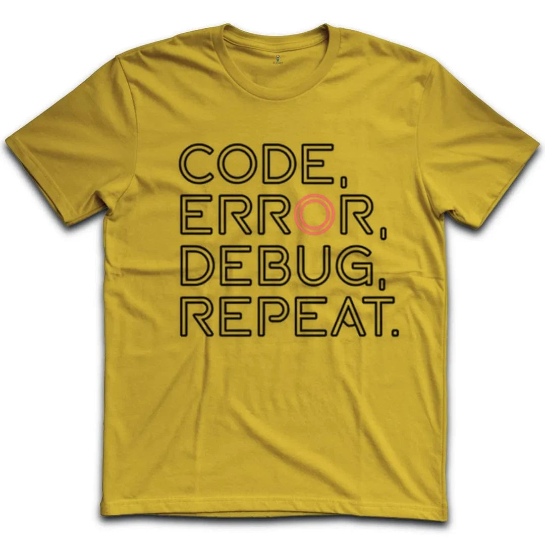 Code Error Debug Repeat T-Shirt