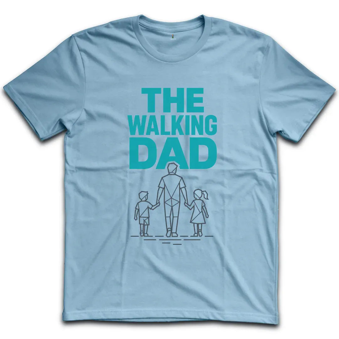 Walking Dad Teal T-Shirt
