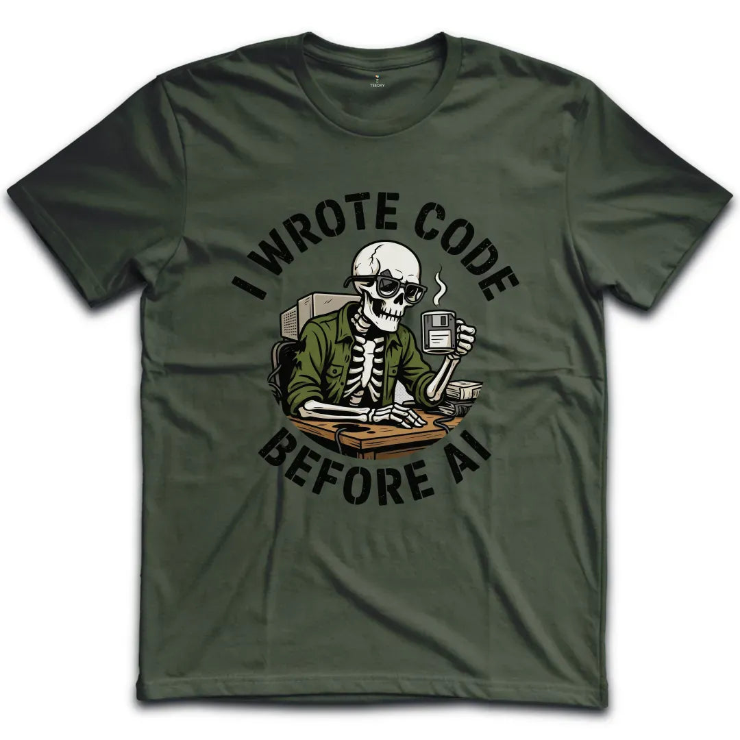 Skeleton Coder Vintage T-Shirt