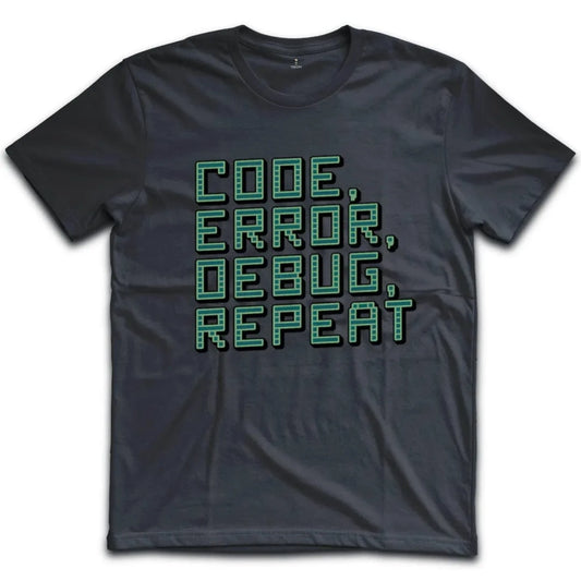 Code Error Debug Repeat T-Shirt