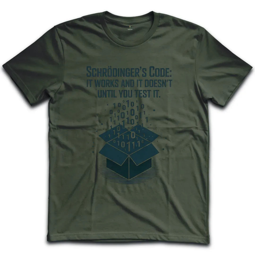 Schrodingers Code Box T-Shirt