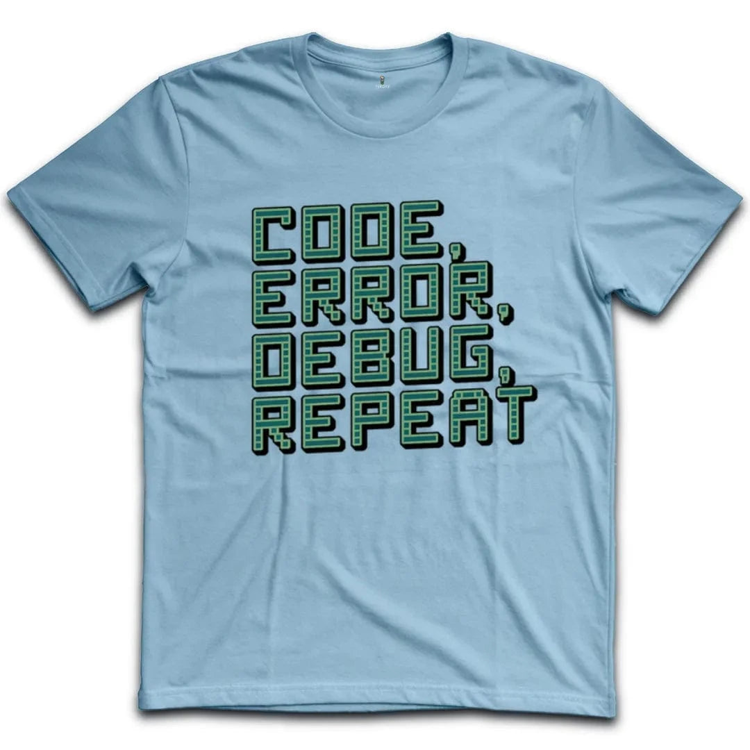 Code Error Debug Repeat T-Shirt