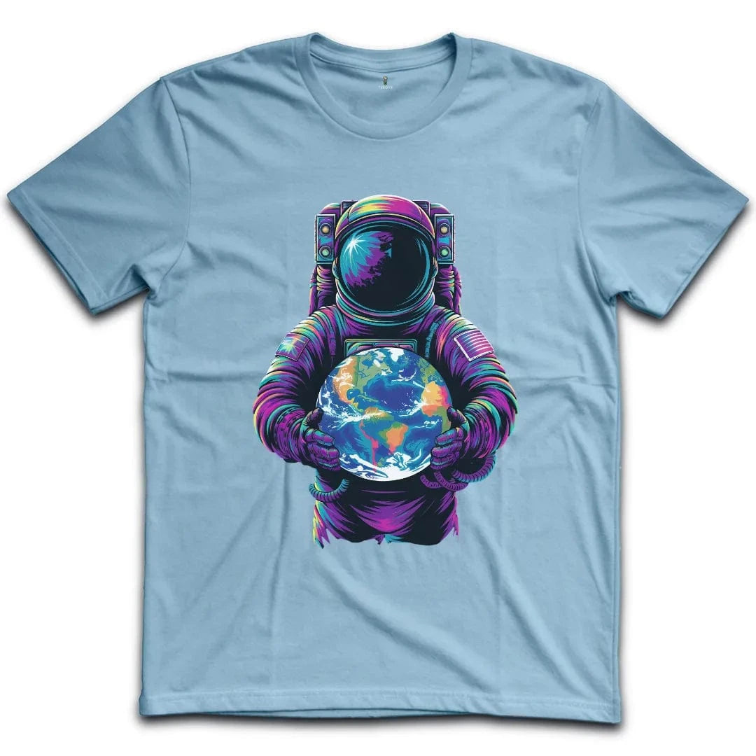 Vibrant Astronaut Globe T-Shirt
