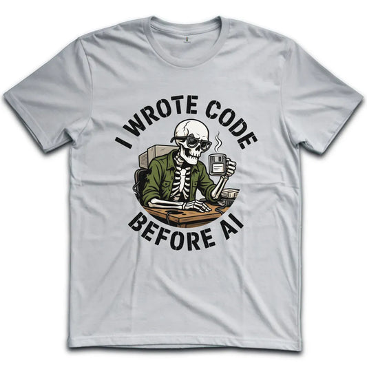 Skeleton Coder Vintage T-Shirt