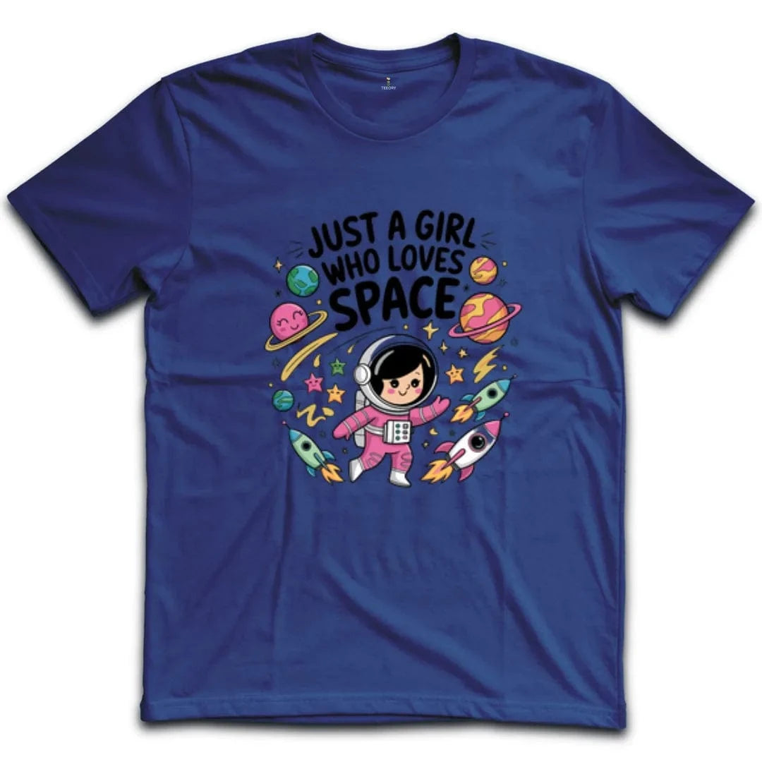 Just A Girl Who Loves Space T-Shirt