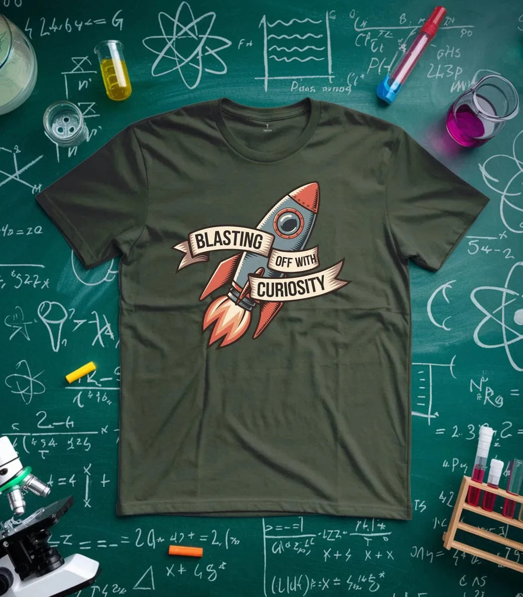 Blasting Off With Curiosity T-Shirt
