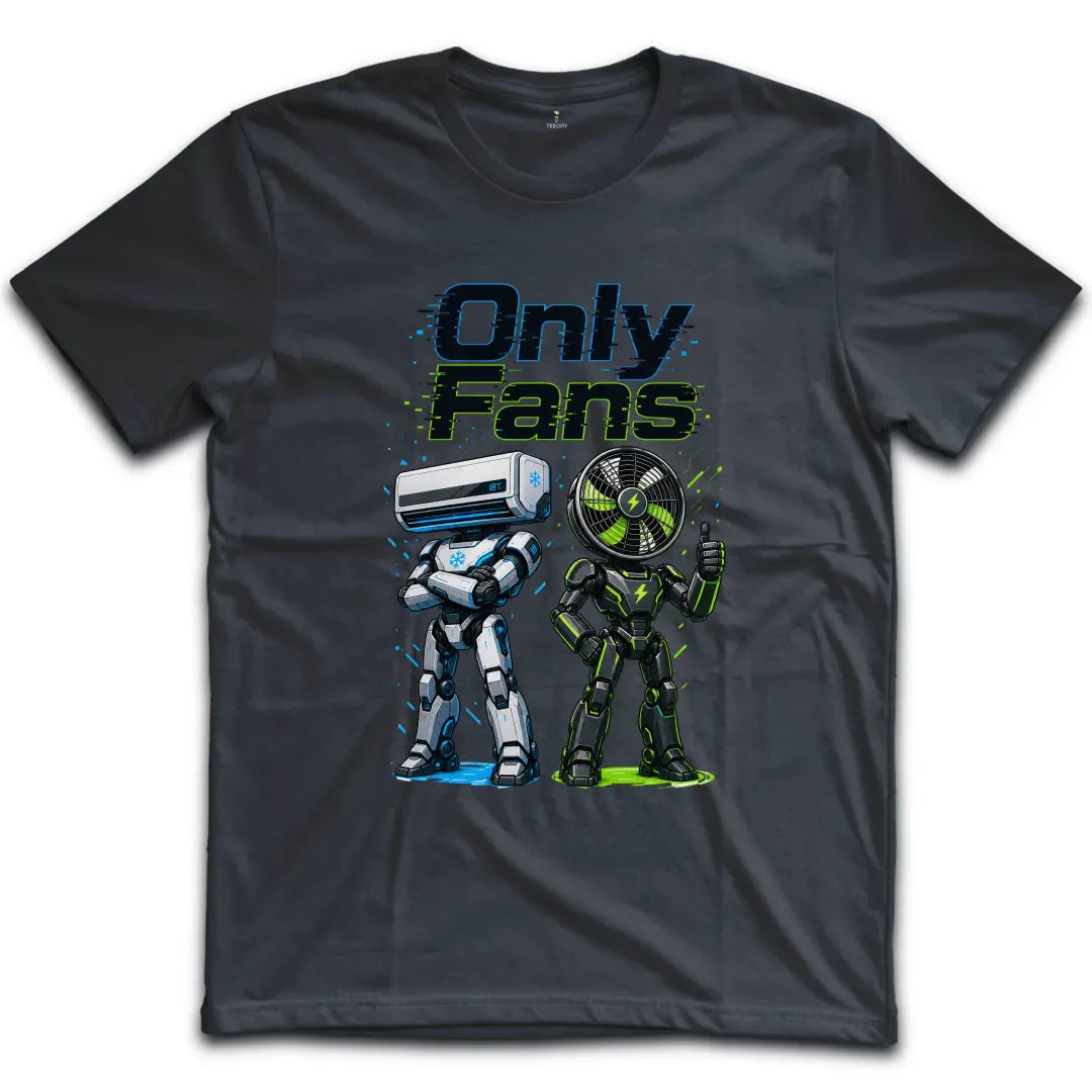 Only Fans Robots Color T-Shirt