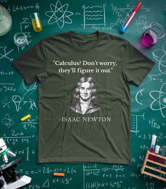 Newton Approach to Math T-Shirt