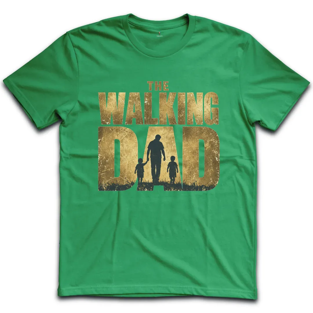 Walking Dad Gold T-Shirt