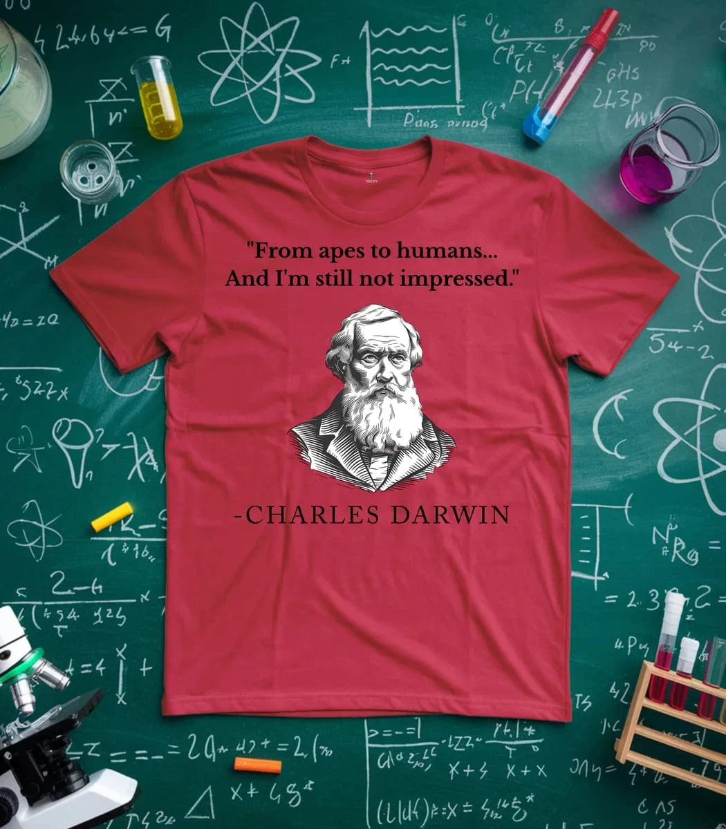 Darwin Disappointed Evolution T-Shirt