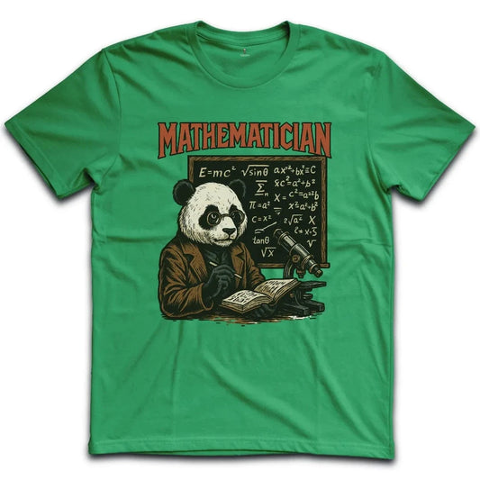 Panda Mathematician T-Shirt