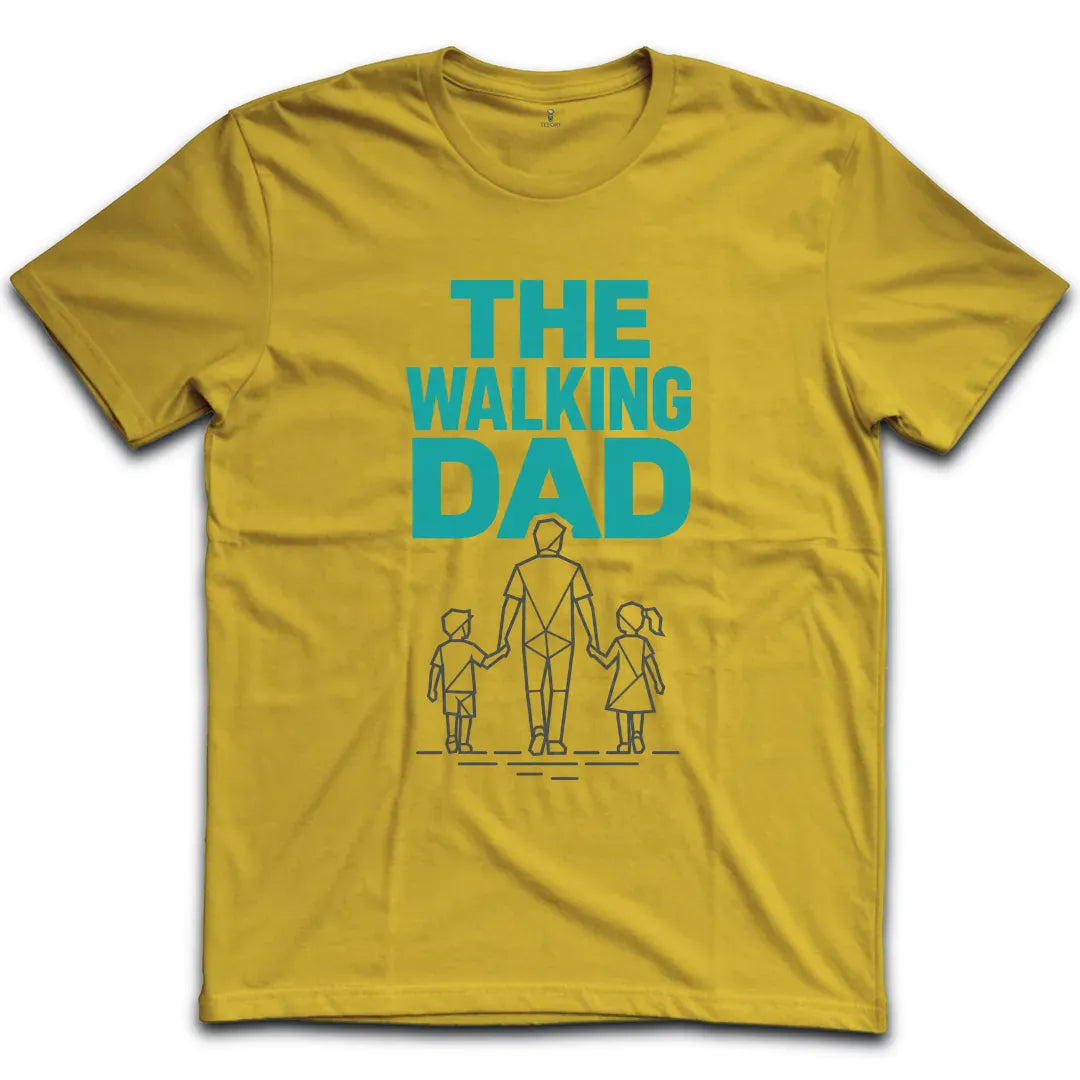 Walking Dad Teal T-Shirt